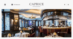 Desktop Screenshot of caprice-holdings.co.uk